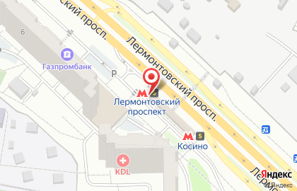 Кофейный автомат Paulig на Лермонтовском проспекте на карте