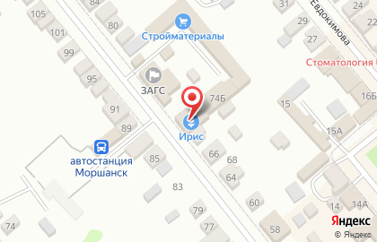 Магазин цветов Ирис, магазин цветов на улице Карла Маркса на карте