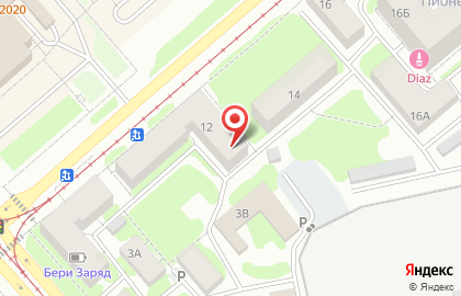 Оптовая фирма ПромСтройИнструмент в Кировском районе на карте