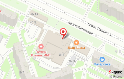 Парикмахерская на проспекте Пятилеток, 8 к1 на карте