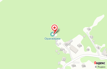Отель Оранжереи на карте
