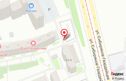 Автостоянка в Новосибирске на карте