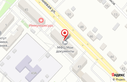 Кадастровый центр на Алюминиевой улице на карте