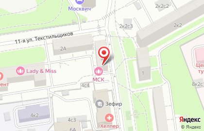 Салон красоты Москвичка-студио на улице Артюхиной на карте