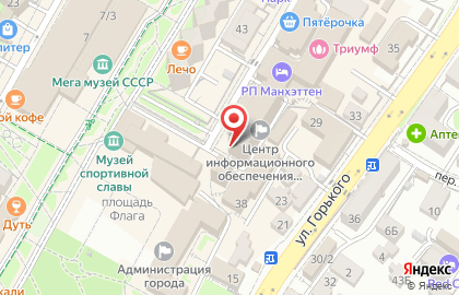 Инфоград в Центральном районе на карте