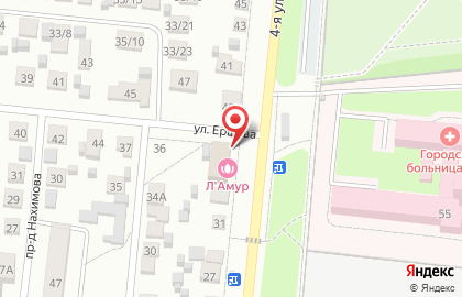 Продуктовый магазин на ​Ершова, 52 на карте