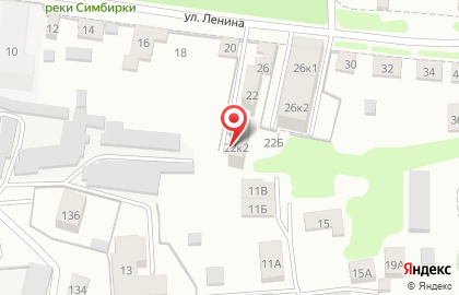 Квартирное бюро Аренда жилья ИП Грязнова Д.М. в Ленинском районе на карте
