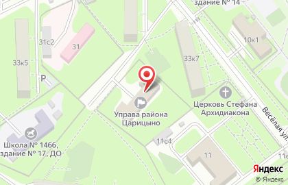 Территориальная избирательная комиссия района Царицыно на карте