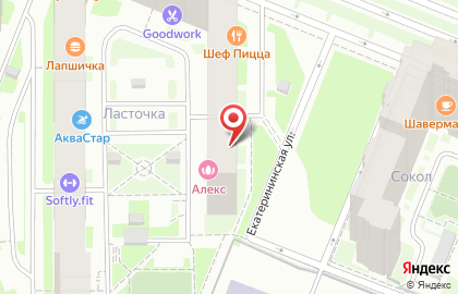 Продовольственный магазин на Петровском бульваре на карте