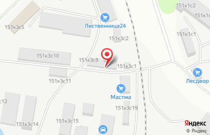 Магазин пиломатериалов Лиственница на Рублевском шоссе на карте