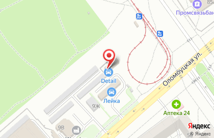 Студия детейлинга Detail на Оломоуцкой улице на карте