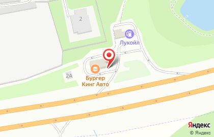 Ресторан быстрого питания Бургер Кинг на МКАДе на карте