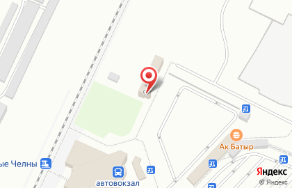 Гостиница в Казани на карте