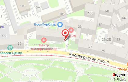 Торгово-сервисная компания Teletime на Кронверкском проспекте на карте