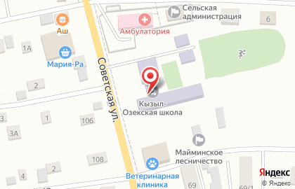 Участковая избирательная комиссия №62 на Советской улице на карте