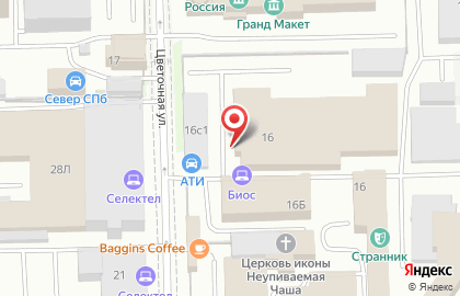 Православное радио Санкт-Петербурга, AM 828 на карте
