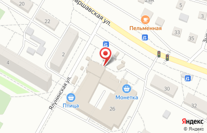Свердловская автошкола в Октябрьском районе на карте