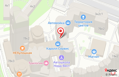 Автошкола Норд-Вест на проспекте Маршала Жукова на карте