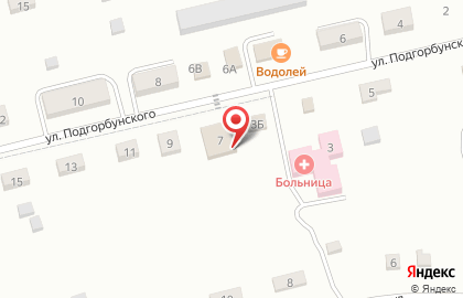 Магазин хозтоваров на ул. Подгорбунского, 7 на карте