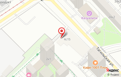 Гостиница в Москве на карте