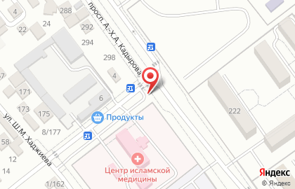 Продуктовый магазин в Грозном на карте