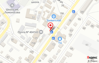 Магазин хлебобулочных изделий Хлебнаш на Октябрьской улице на карте