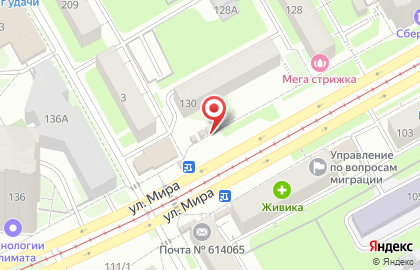 Киоск по продаже фруктов и овощей в Индустриальном районе на карте