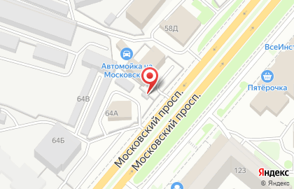 Торговая компания Мир Теплиц на Московском проспекте на карте