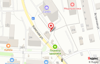 Продуктовый магазин в Перми на карте
