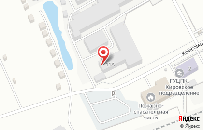 Радуга на Комсомольской на карте