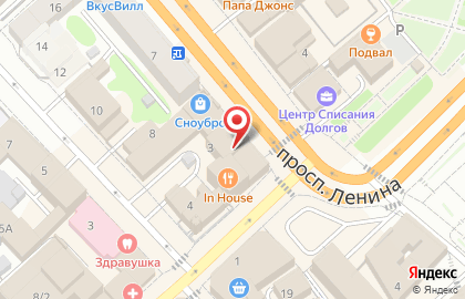 Торговая компания Доброй ночи на проспекте Ленина на карте