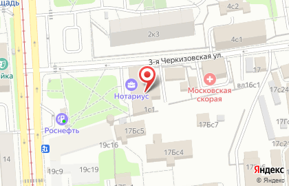 Салон красоты City Nails на метро Преображенская площадь на карте
