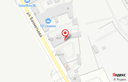 ООО Торг-Сервис на улице Бахметьева на карте