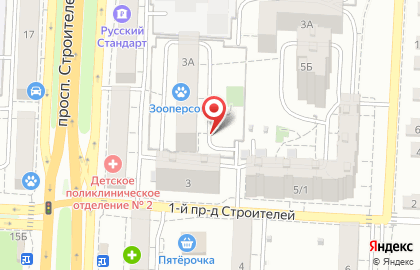 Строящиеся объекты, ООО Кронверк в Ленинском районе на карте