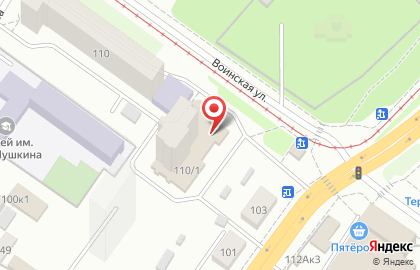 Банкомат Сбербанк России на Воинской улице на карте
