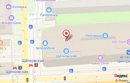Салон оптики Линзмастер на Щёлковском шоссе на карте