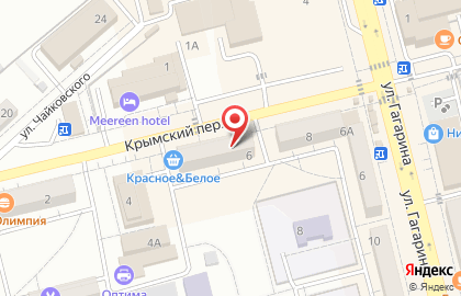 Микрофинансовая организация Прайм займ в Крымском переулке на карте