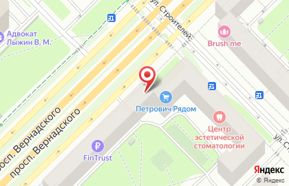 Алкомаркет Винлаб на проспекте Вернадского на карте