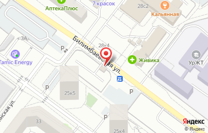 Автостоянка в Екатеринбурге на карте