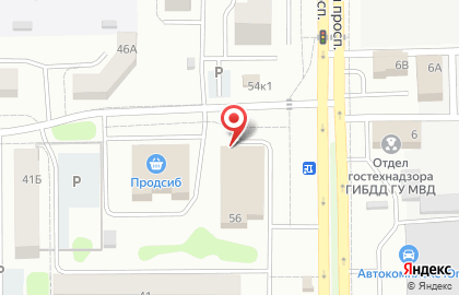Аптека Лекторг в Новосибирске на карте