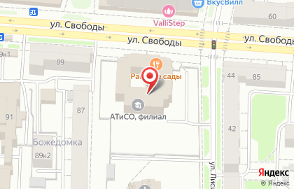 Академия труда и социальных отношений в Кировском районе на карте