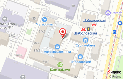 Академия развития интеллекта Amakids на улице Шаболовка на карте