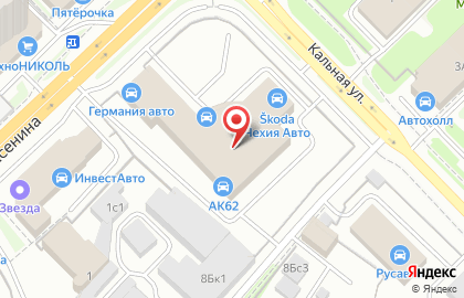 Рязанская автомобильная ярмарка на улице Есенина на карте