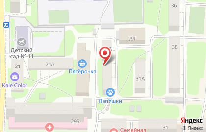 Элис на улице Кирова на карте