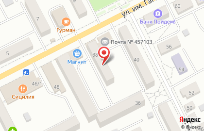 ПочтаБанк, ПАО в Челябинске на карте