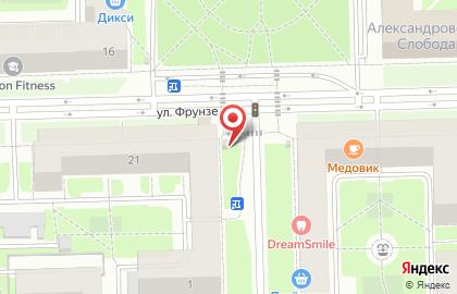 Киоск по продаже фруктов и овощей в Московском районе на карте