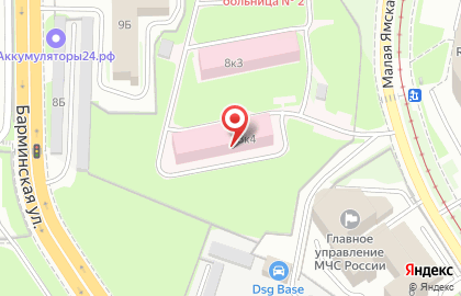 Инфекционная клиническая больница №2 г. Нижнего Новгорода на карте