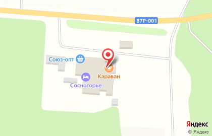 Гостиница Сосногорье на карте