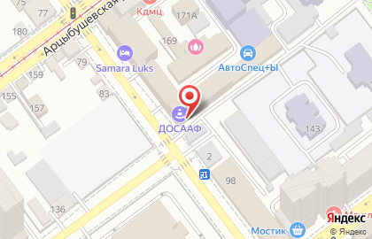 Спа-салон Мир массажа на улице Чкалова на карте