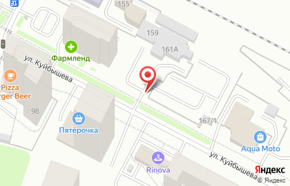 Автостоянка в Екатеринбурге на карте